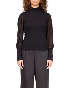 Sanctuary On My Mind Mesh Sleeve Top | Shirts & Tops