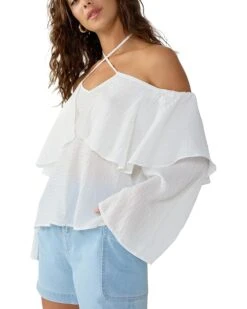 Sanctuary Halter Ruffle Blouse | Shirts & Tops