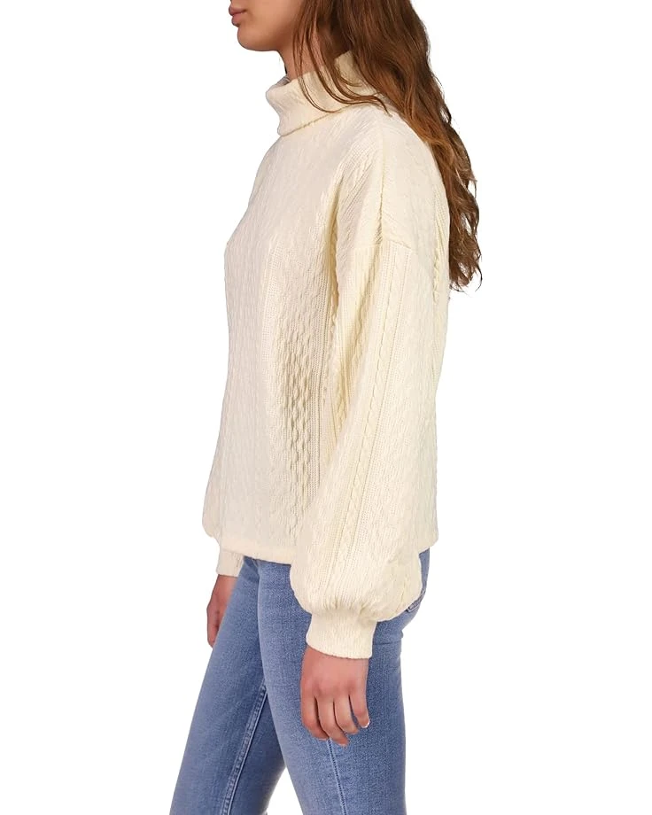 Sanctuary Textured Cowl Neck Popover Top | Sweaters 4 Sanctuary Textured Cowl Neck Popover Top | Sweaters - Image 2