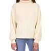 Sanctuary Textured Cowl Neck Popover Top | Sweaters