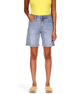 Sanctuary Boy Cut Denim Bermuda Shorts