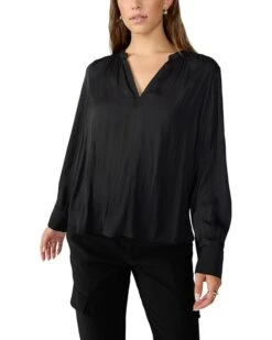 Sanctuary Lizzie Sateen Tunic | Shirts & Tops