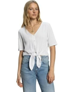 Sanctuary Pointelle Tie Tee | Shirts & Tops 11 Sanctuary Pointelle Tie Tee | Shirts & Tops -Sanctuary Clothing Store 8106IfS34ML. AC SR736920