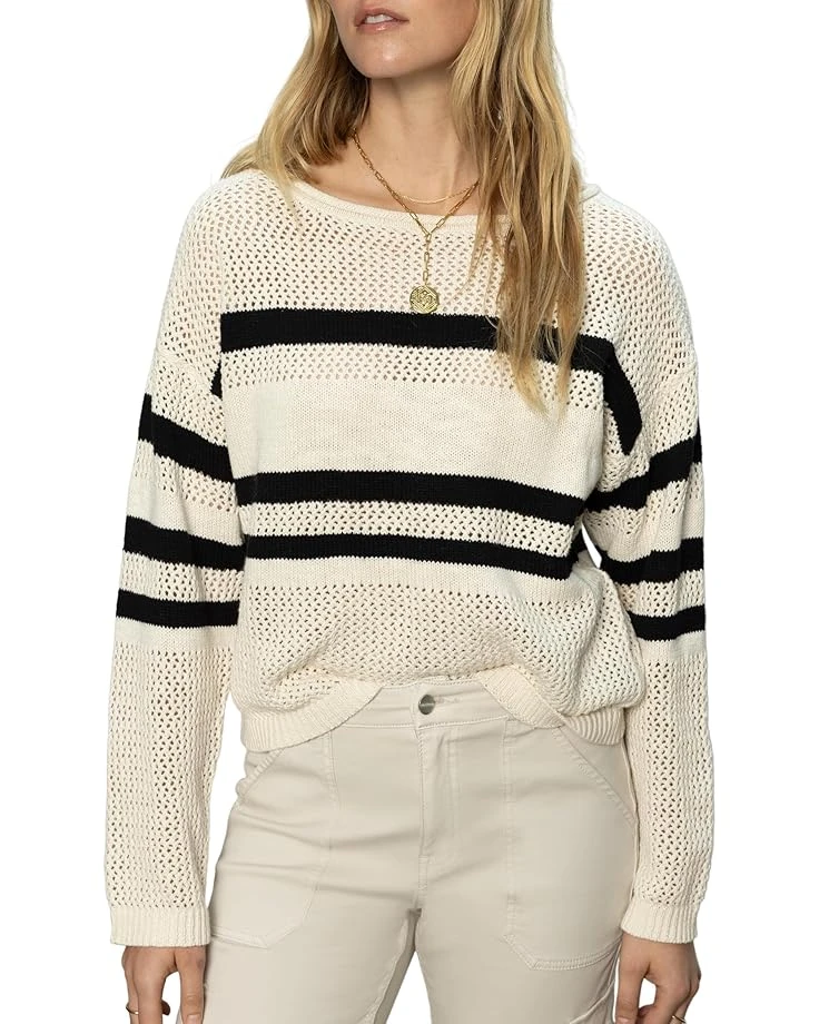 Sanctuary Sporty Stripe Open Knit Sweater | Sweaters 3 Sanctuary Sporty Stripe Open Knit Sweater | Sweaters