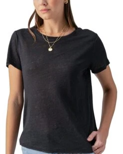 Sanctuary Linen Perfect Tee | Shirts & Tops -Sanctuary Clothing Store 81PfJ4S5e3L. AC SR736920