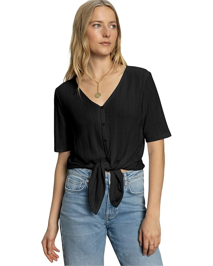 Sanctuary Pointelle Tie Tee | Shirts & Tops 3 Sanctuary Pointelle Tie Tee | Shirts & Tops