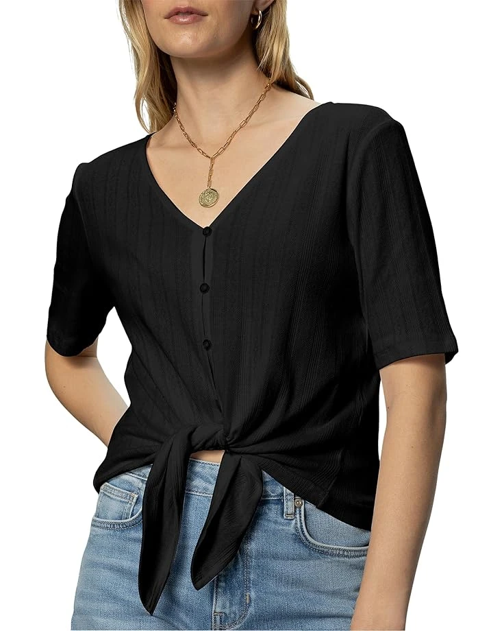 Sanctuary Pointelle Tie Tee | Shirts & Tops 5 Sanctuary Pointelle Tie Tee | Shirts & Tops - Image 3