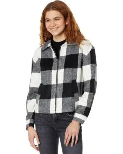 Sanctuary Cropped Boy Shirt Zip Up | Coats & Outerwear