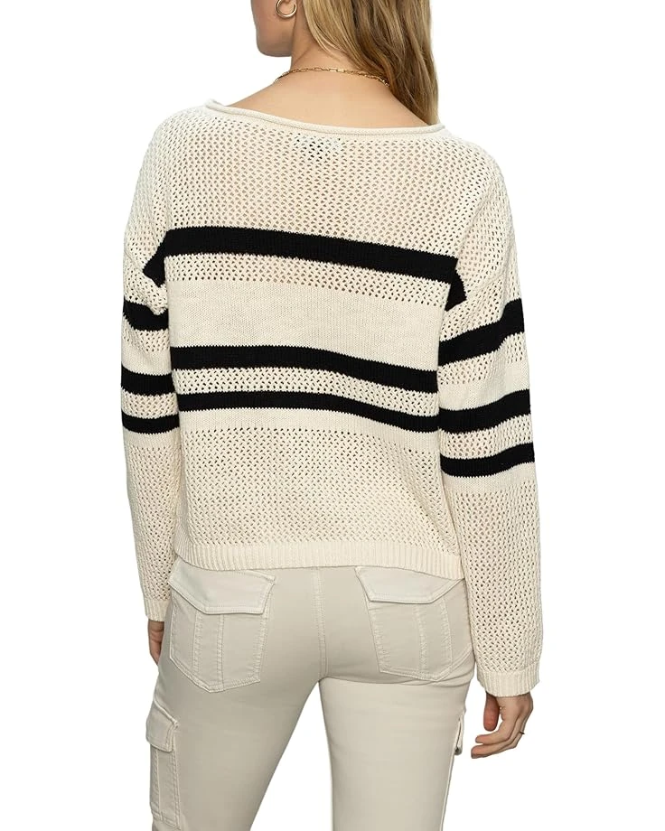 Sanctuary Sporty Stripe Open Knit Sweater | Sweaters 4 Sanctuary Sporty Stripe Open Knit Sweater | Sweaters - Image 2