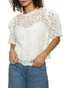 Sanctuary Cherished Lace Tee | Shirts & Tops